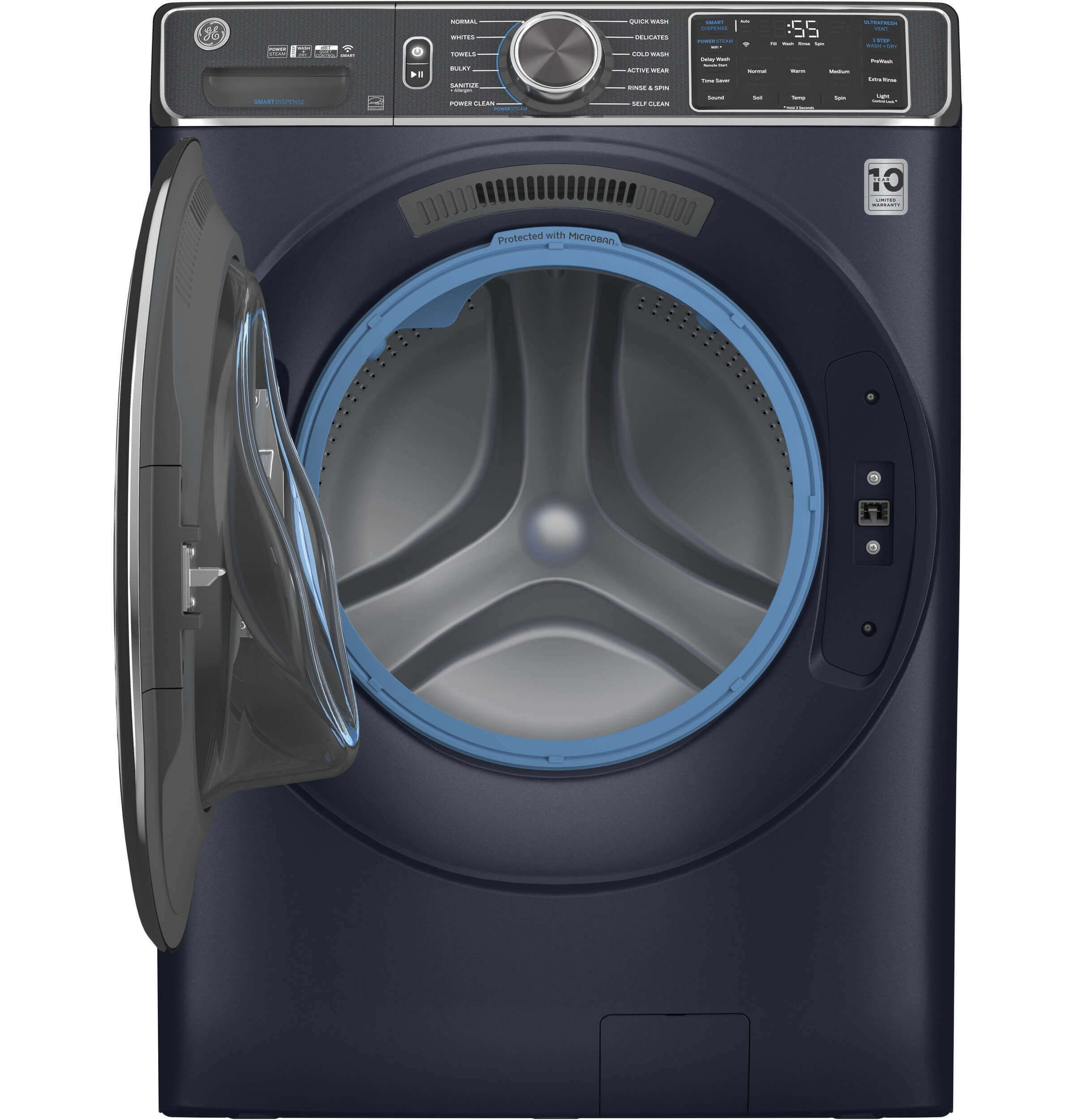 GE Appliances Ultrafresh Front Load Washer with Odorblock (1)